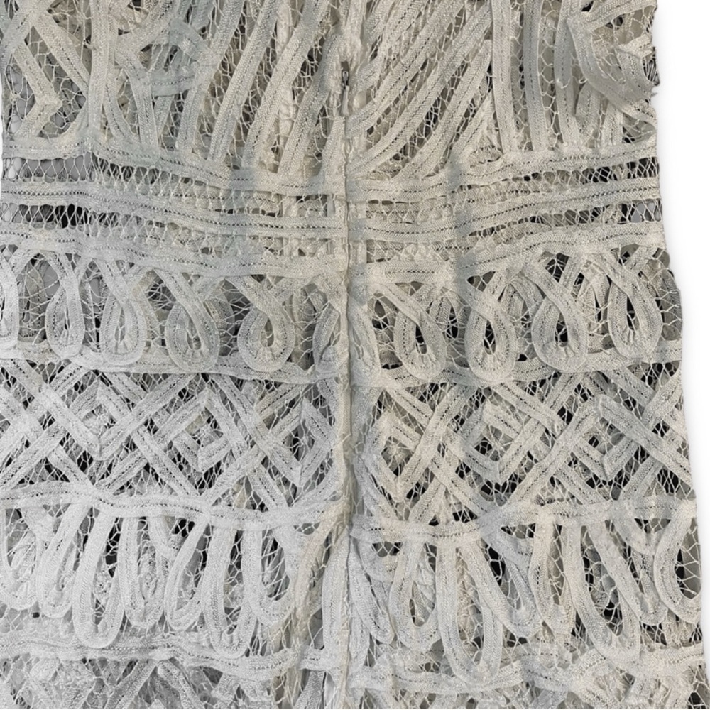 Stone Cold Fox Denver Lace Dress with Short Sleeves | Ivory, Size S - Picture 2 of 16